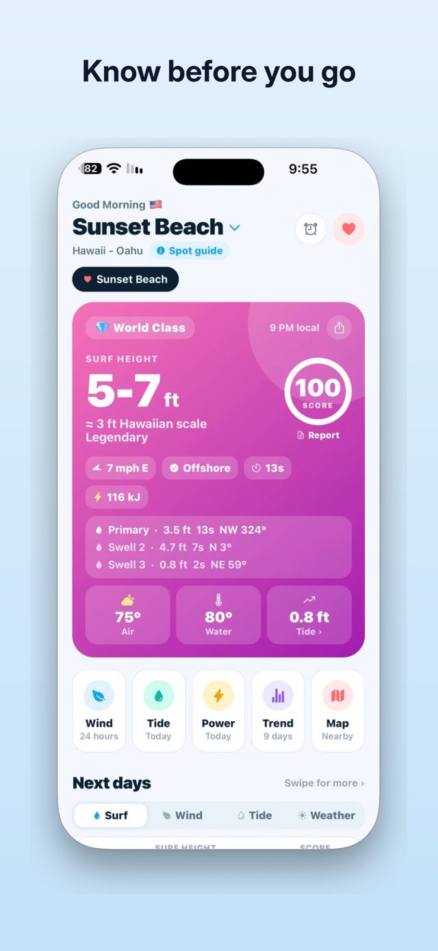 JUST SURF US screenshot 1